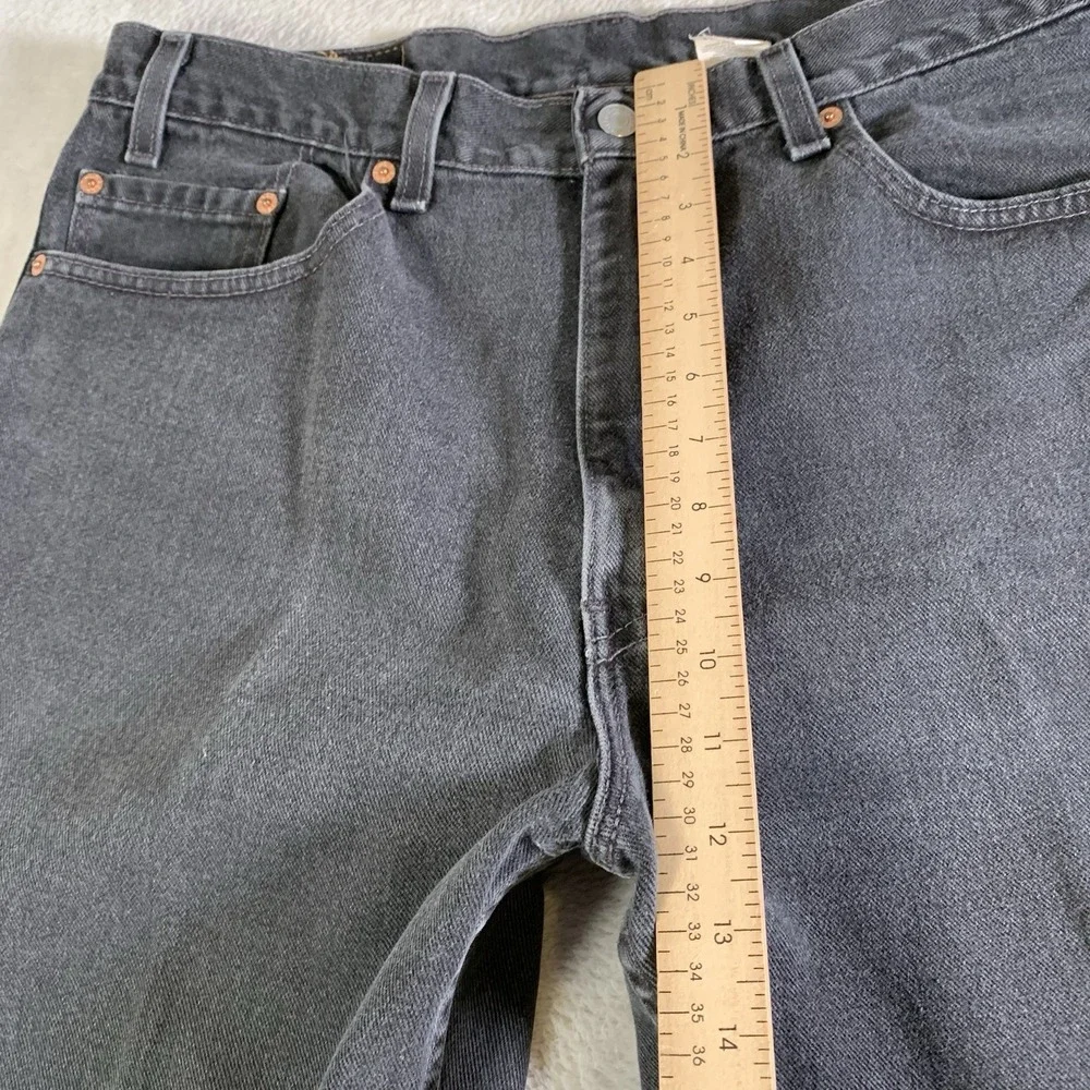 Vintage Levis 550 Jeans Mens 38x34 Gray Relaxed Tapered‎ Y2K Denim Made In USA